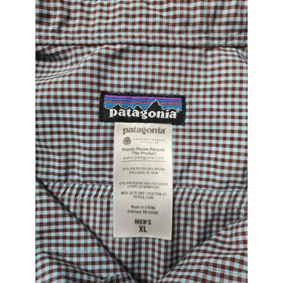 Patagonia Button Up Short Sleeve Shirt Size Xl - Picture 4 of 7